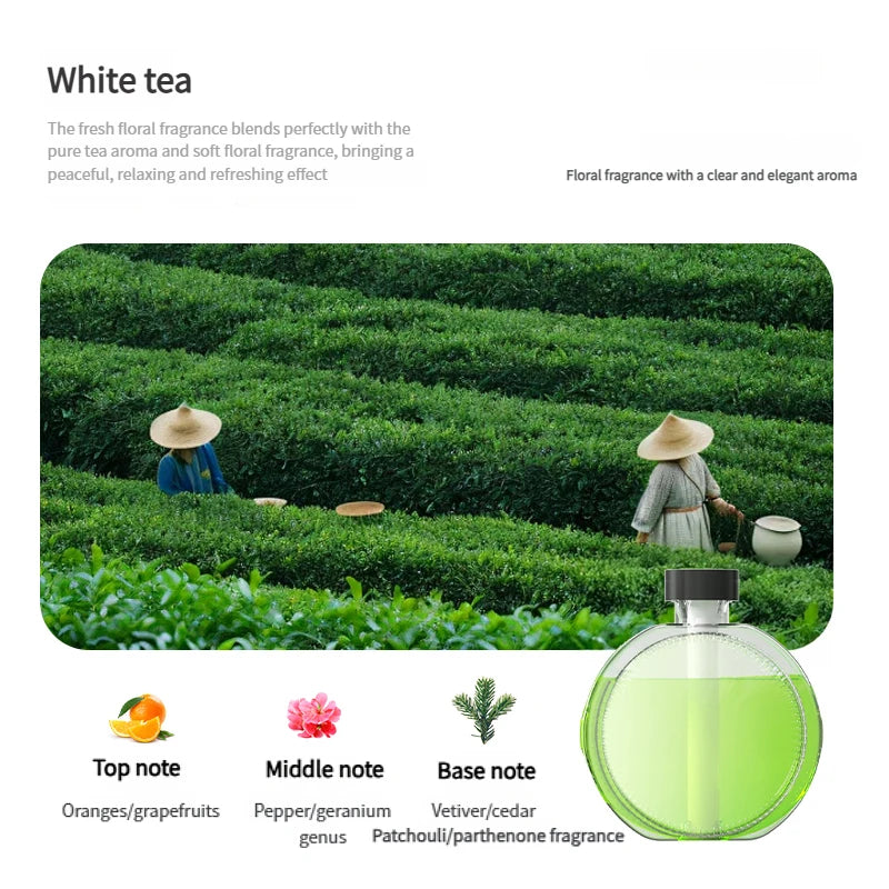 Smart Wall Mounted Essential Oil Diffuser Aromatherapy Humidifier with Automatic Air Deodorization for Home Peaceful Pleasures Health and Wellness 1pc White tea Oil