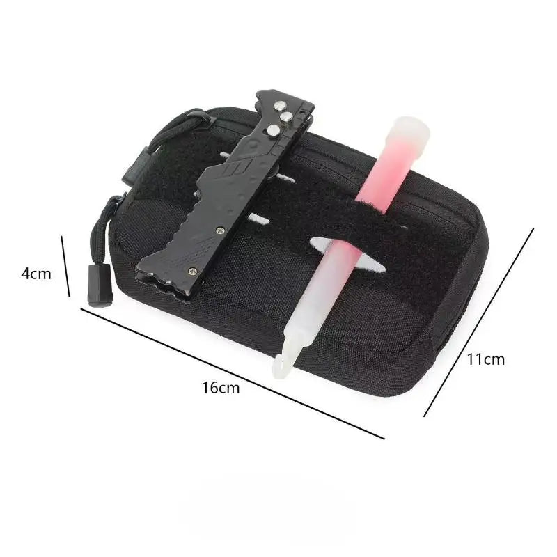 Tactical MOLLE Admin Pouch | EDC Waist Bag for Camping & Hiking