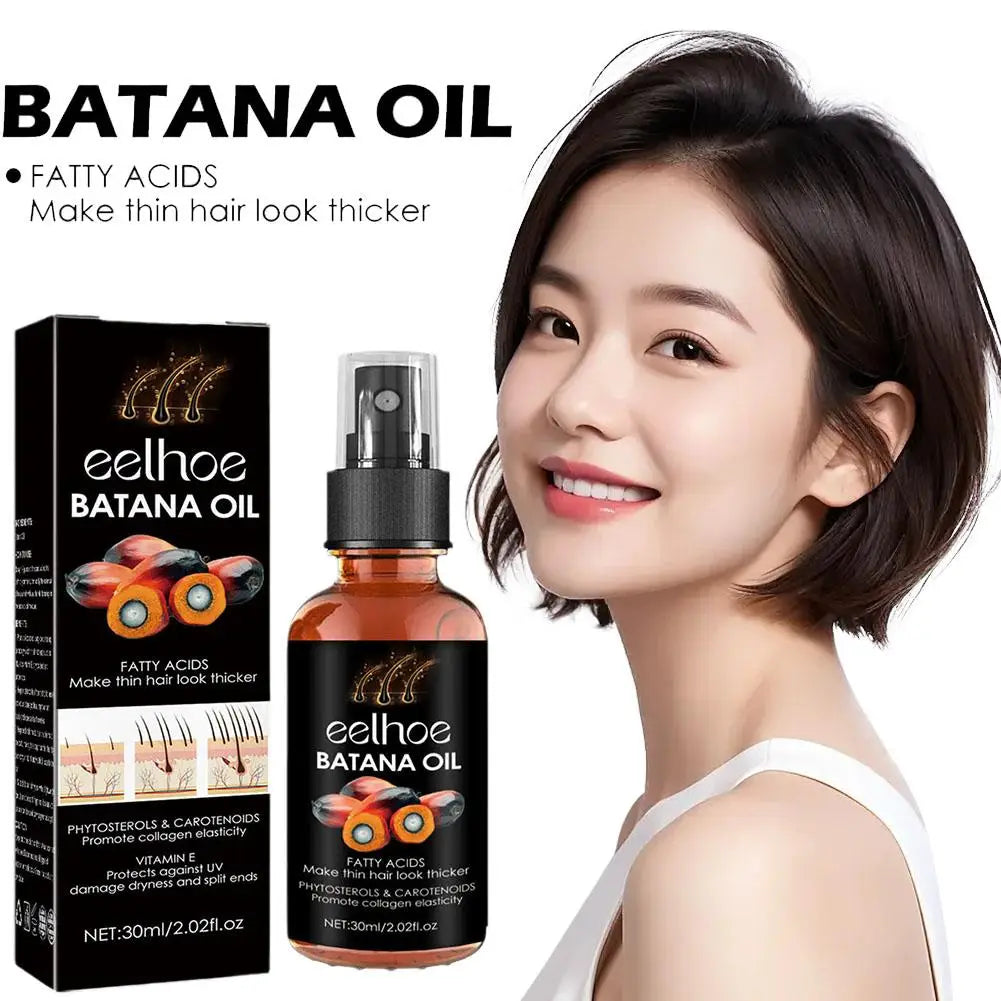 1/2pcs Batana Hair Oil Mask Essential Oil Supple Dry Hair Keratin Plant Complex Oil Dry Damaged Hair Repair Care Products Peaceful Pleasures Health and Wellness