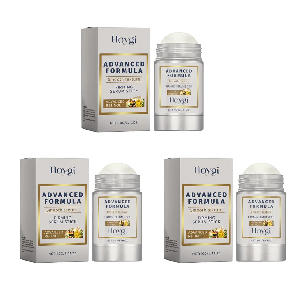 Retinol Hyaluronic Acid Stick Anti Wrinkle Tighten Pores Firming Lifting Plump Skin 24H Moisturizing Anti Aging Korean Care Balm Peaceful Pleasures Health and Wellness 3PCS