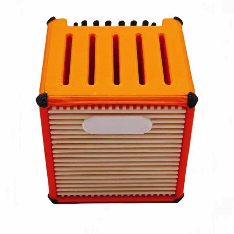 Guitar Pick Holder 3D Printed Large-capacity Portable Amp Shape Slots