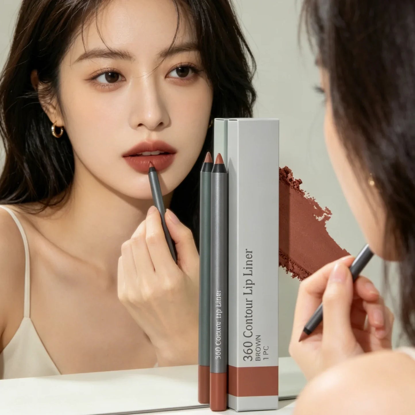 Waterproof Contour Lip Liner – Matte & Long-Lasting