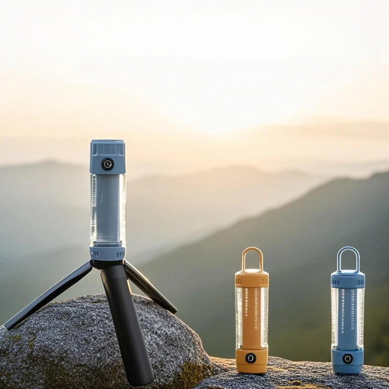 Rechargeable LED Camping Lantern | Candle Mode & Adjustable Color LED Camping Lantern Peaceful Pleasures Health and Wellness