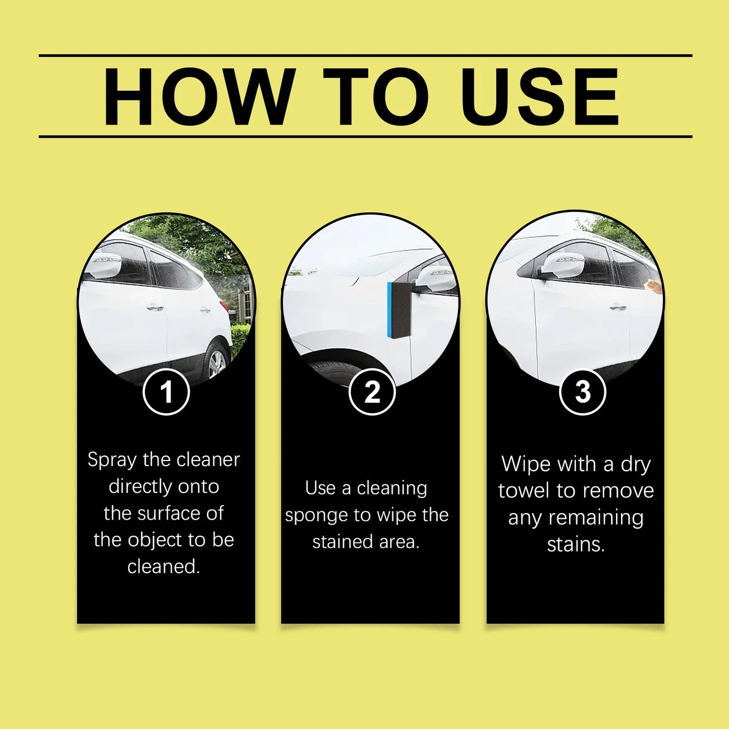 Homonth Mighty Car Cleaner Spray – Interior & Exterior 120ml