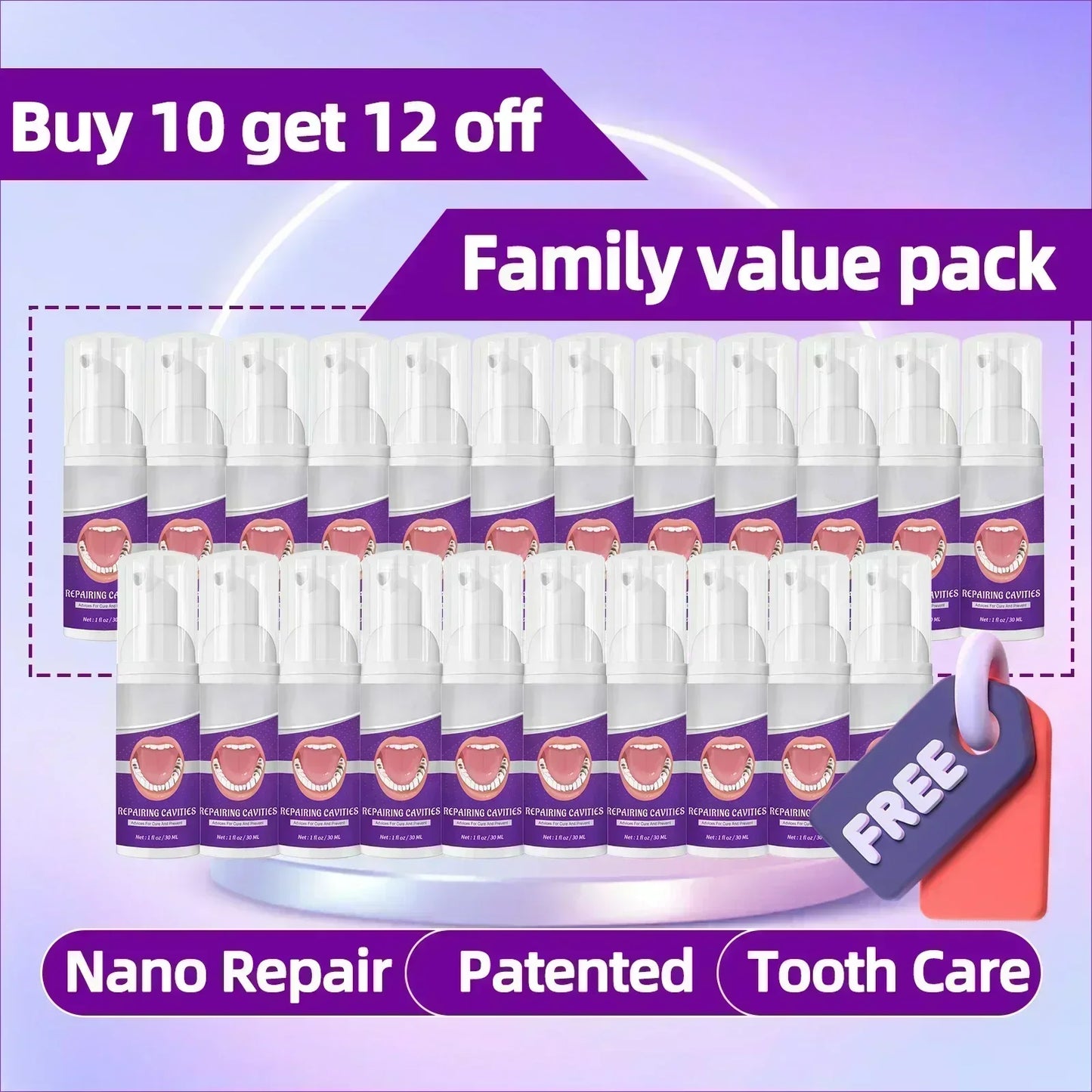 Cavity Defense Toothpaste – Whitens, Cleans & Freshens Breath