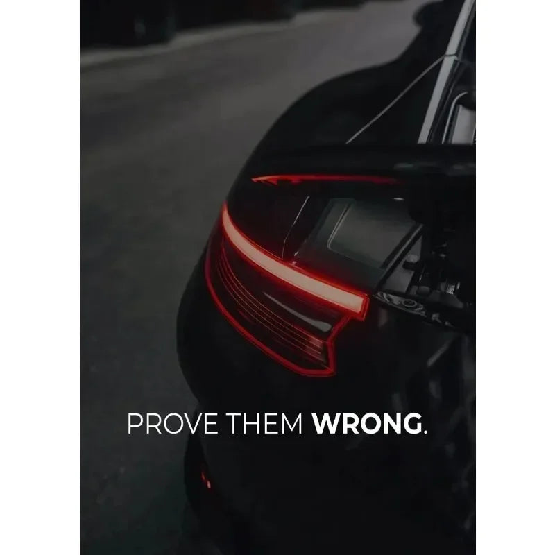 Wall Art Canvas Painting Modern Black Car Nordic Street Luxury Car Poster Black And White Pictures Home Decoration Living Roo Peaceful Pleasures Health and Wellness