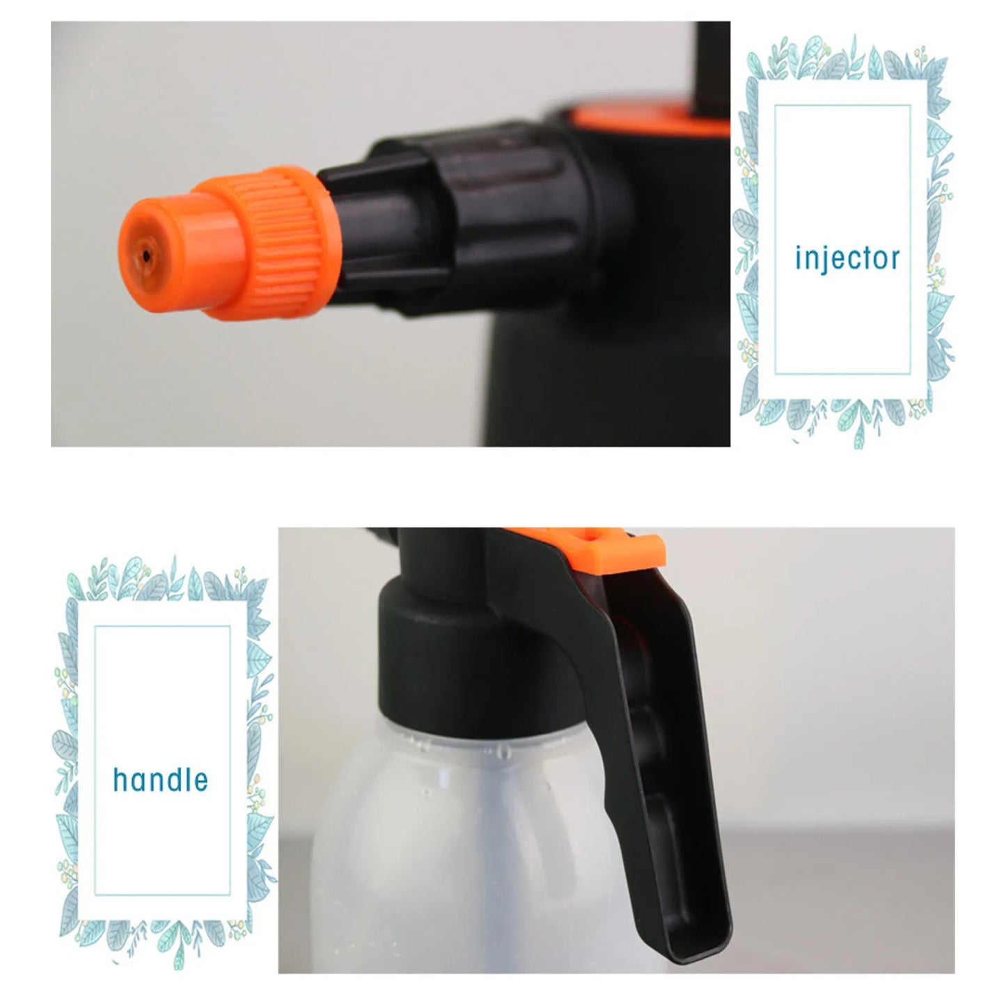 1.2L Garden Flower Spraying Hand-held Car Wash Can Plants Watering For Car Home Gardening Air Pressure Sprayer Cleaning Tools Peaceful Pleasures Health and Wellness