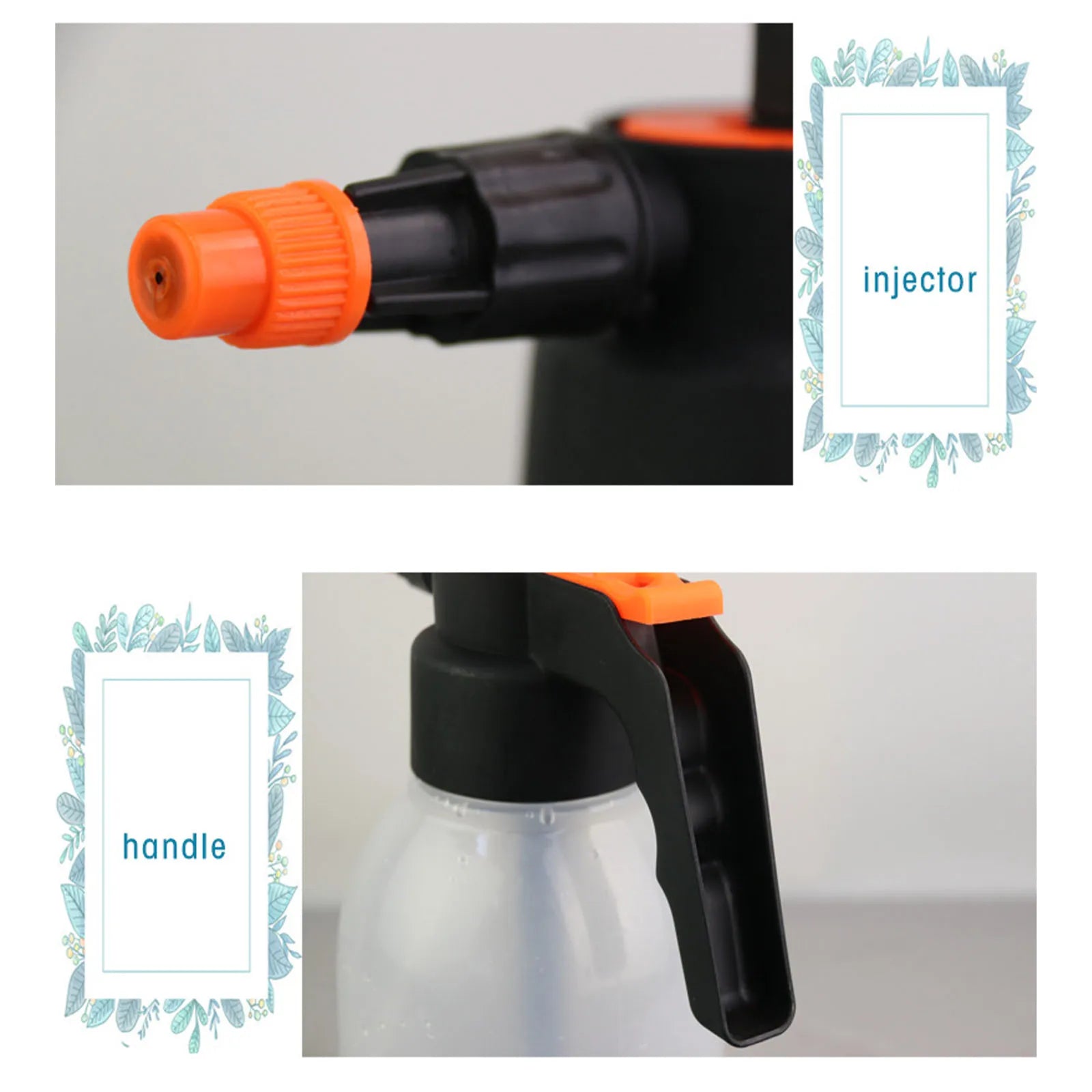1.2L Garden Flower Spraying Hand-held Car Wash Can Plants Watering For Car Home Gardening Air Pressure Sprayer Cleaning Tools Peaceful Pleasures Health and Wellness
