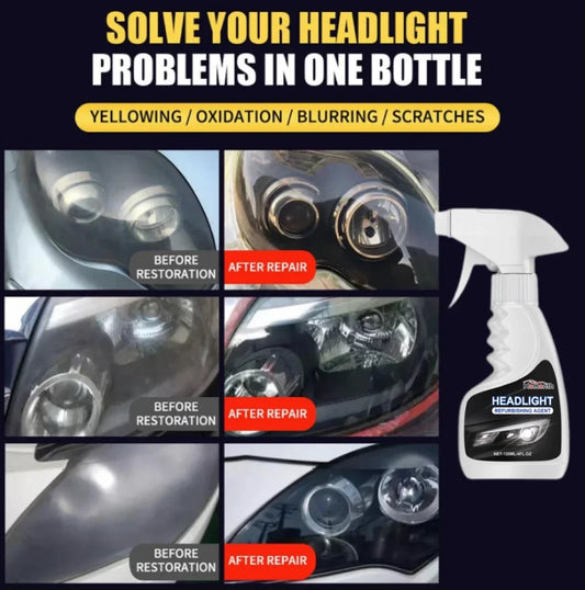 Headlight Restoration Kit for UV Protection and Polishing Peaceful Pleasures Health and Wellness Default Title
