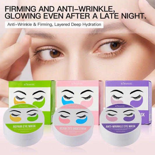 60pc Crystal Collagen Eye Masks – Dark Circles & Anti-Aging Collagen Eye Mask Peaceful Pleasures Health and Wellness