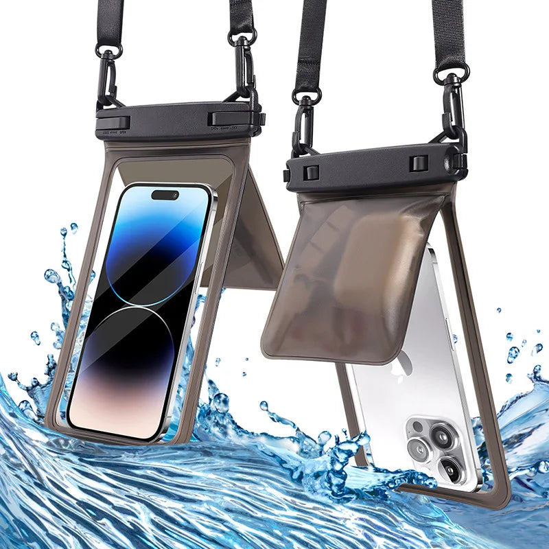 IPX8 waterproof phone pouch for swimming bag phone waterproof case mobile phone bag waterproof large waterproof case diving Peaceful Pleasures Health and Wellness