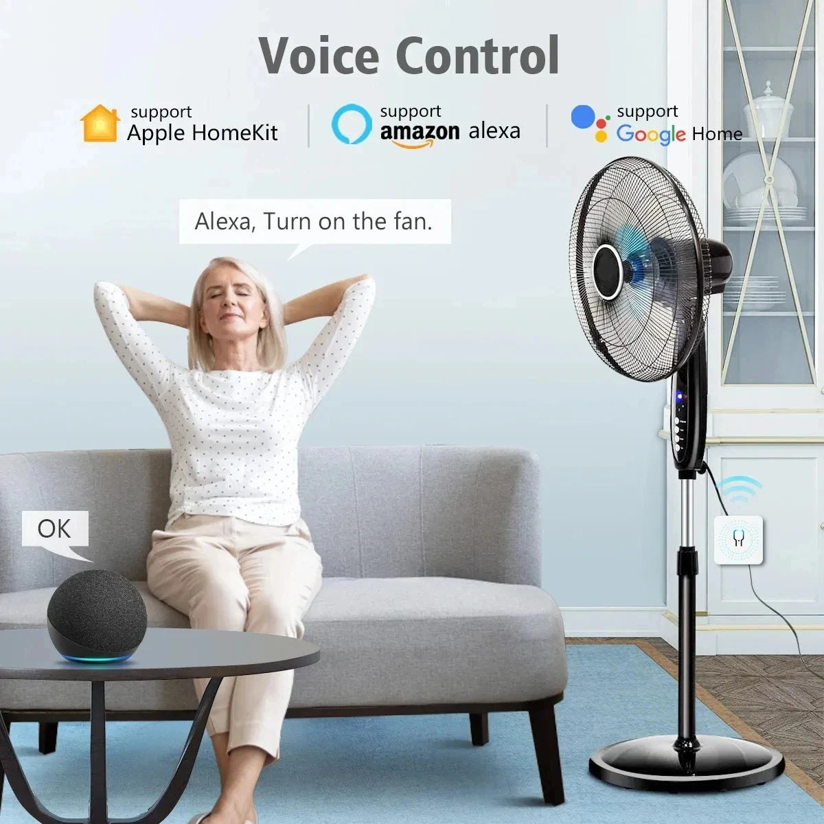 Smart Wireless Switch Mini Wifi Relay Breaker Siri Voice Wifi Smart Switches Control for Apple Homekit Alexa Google Home Peaceful Pleasures Health and Wellness