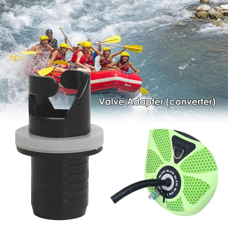 Inflatable Boat Kayak Air Valve Adapter Screw Hose Adapter Inflatable Boat Connector Air Valve Caps Water Sports Tools Peaceful Pleasures Health and Wellness