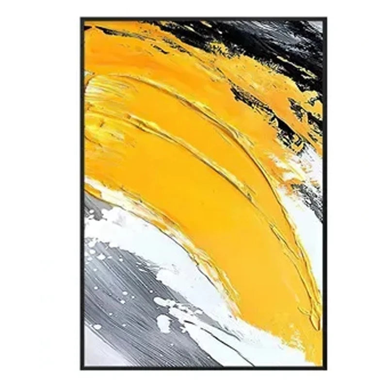 Abstract Canvas Oil Painting, 100% Hand Painted, Senior Artist, Pure Hand Drawn, Living Room Peaceful Pleasures Health and Wellness B 60x90cm