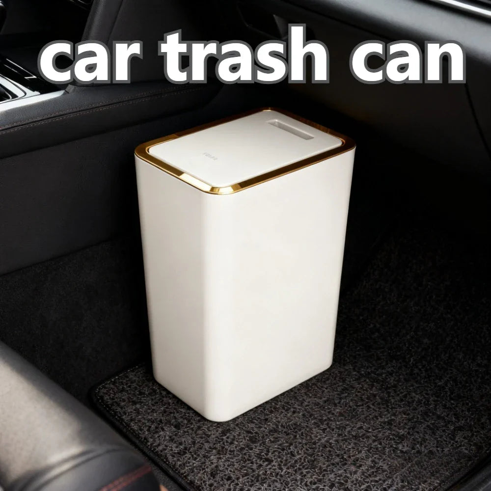 10L One-Touch Odor-Proof Trash Can – Leakproof Kitchen & Bathroom Bin