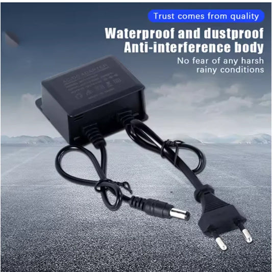 12V2A Power Supply Dedicated Plug Ball Machine Outdoor Waterproof and Dustproof Display Screen Monitoring DC 24W Power Adapter Peaceful Pleasures Health and Wellness