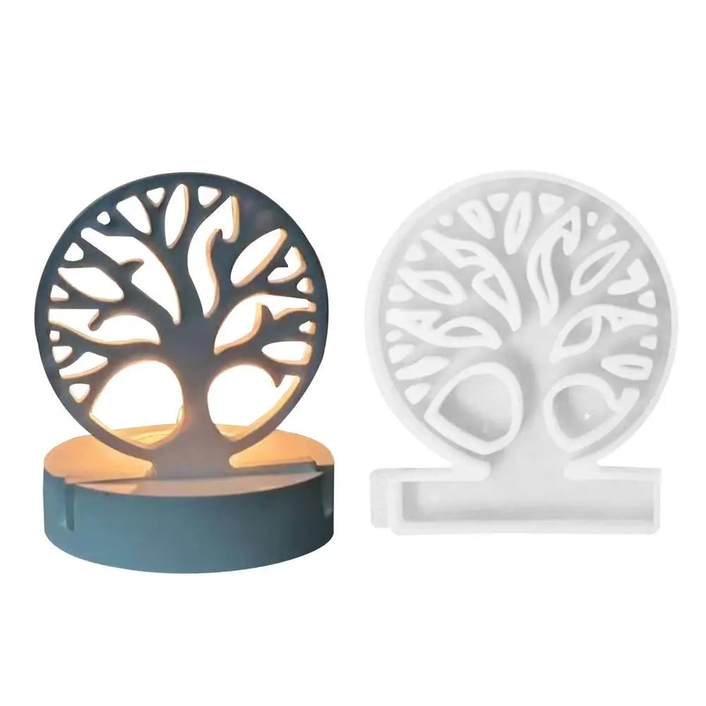 DIY Tree Twig Candle Holder Silicone Mold Tree of Life Candlestick Resin Mold Homemade Aromatherapy Plaster Pendant Home Decor Peaceful Pleasures Health and Wellness 1 China Mainland