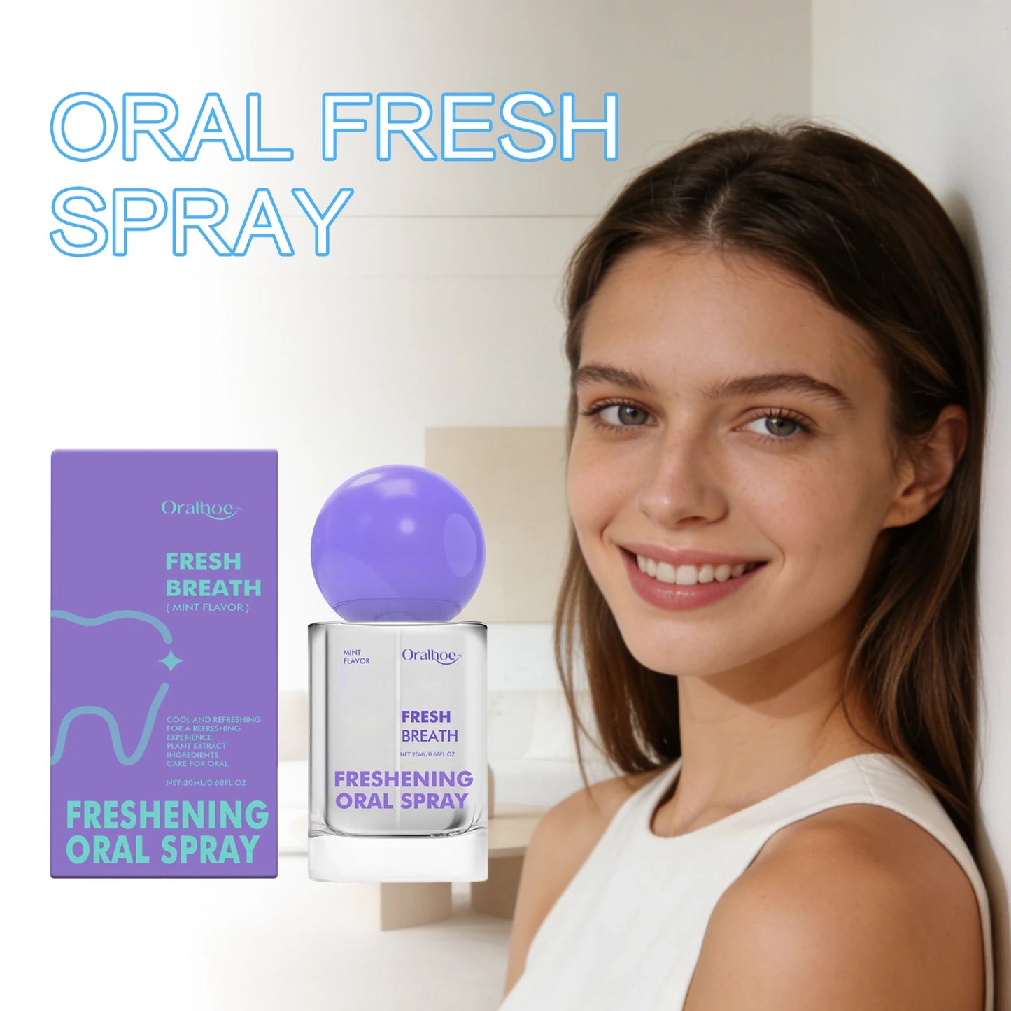 Mint Oral Fresh Spray | Fresh Breath & Mouth Moisture 20ml
