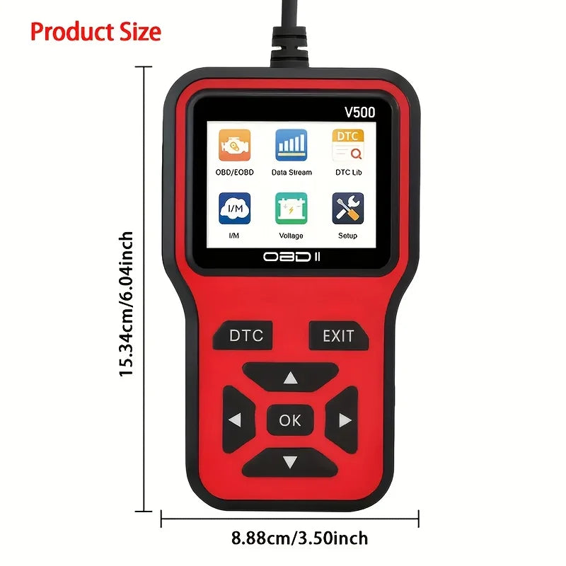 2025 New Model, Supports 8 Languages, Professional Obd2 Car Diagnostic Tool, Direct from the Manufacturer, V510 Professional Code Reader and Scan Tool, Clears Fault Codes, Real-Time Data Stream, Enhanced Engine Fault Code Rea Peaceful Pleasures Health and Wellness