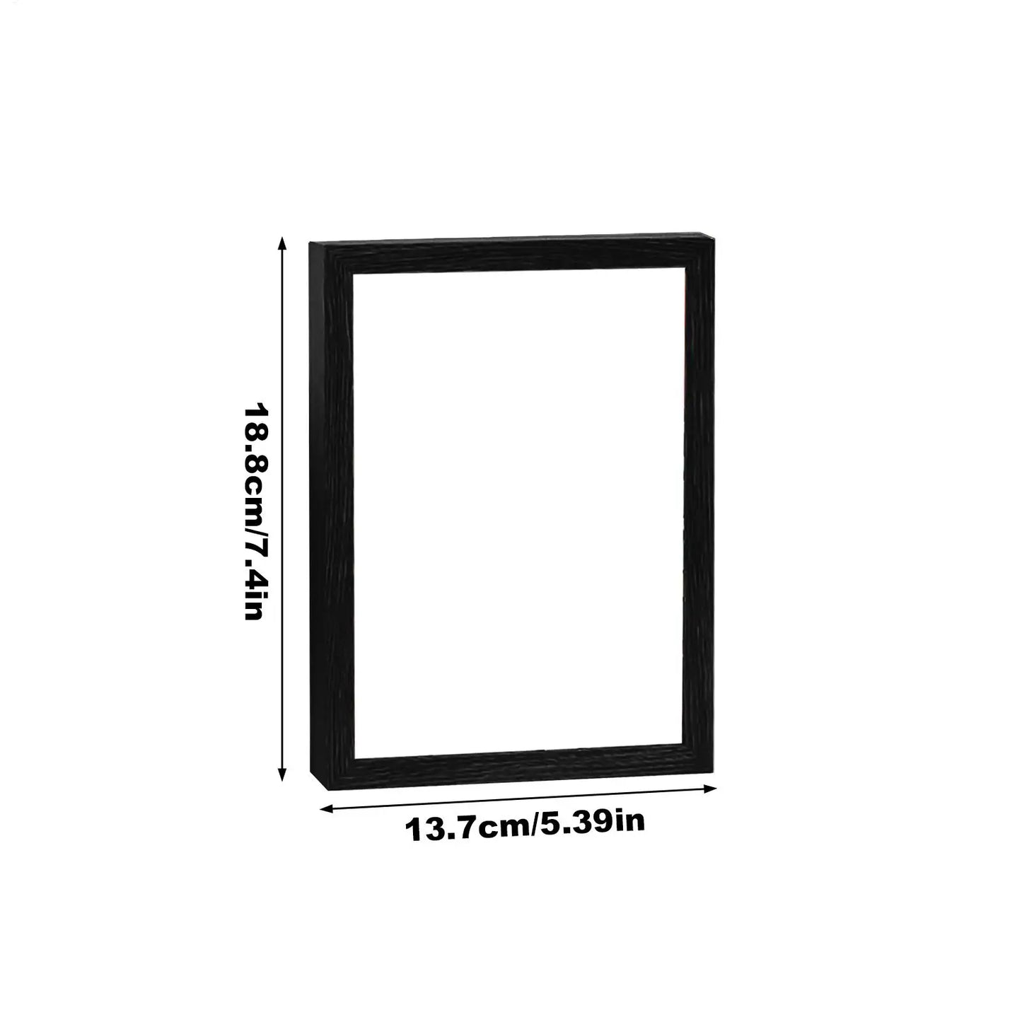 Wooden Magnetic Quick-Change Photo Frame for 7-Inch Photos