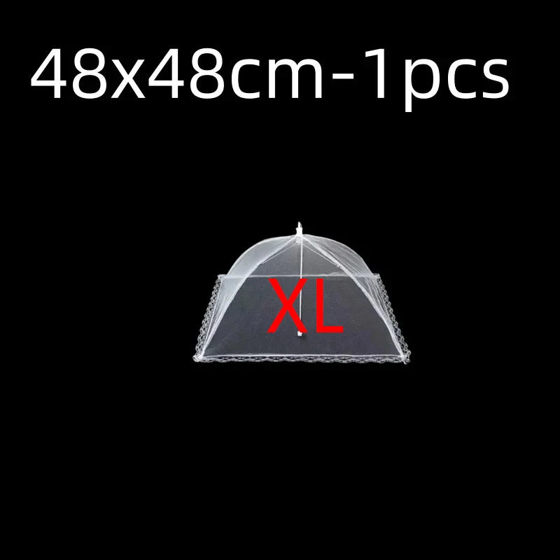 Collapsible Mesh Food Cover – Pop-Up Fly Screen Tent for Outdoors & BBQ Peaceful Pleasures Health and Wellness 18inch 48x48cm
