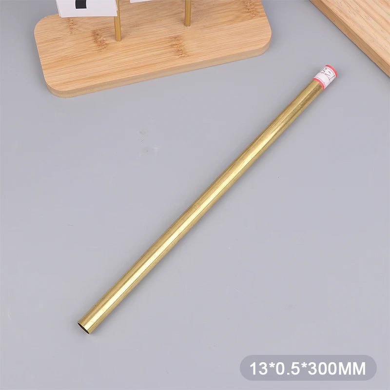 Brass Tube Dia 2/3/4/5/6/7/8/9/10/11/12/13/14/15mm Length 300mm 0.5mm Wall Brass Pipe Modelmaking Rod Cutting Tool Replacement Peaceful Pleasures Health and Wellness 13mm