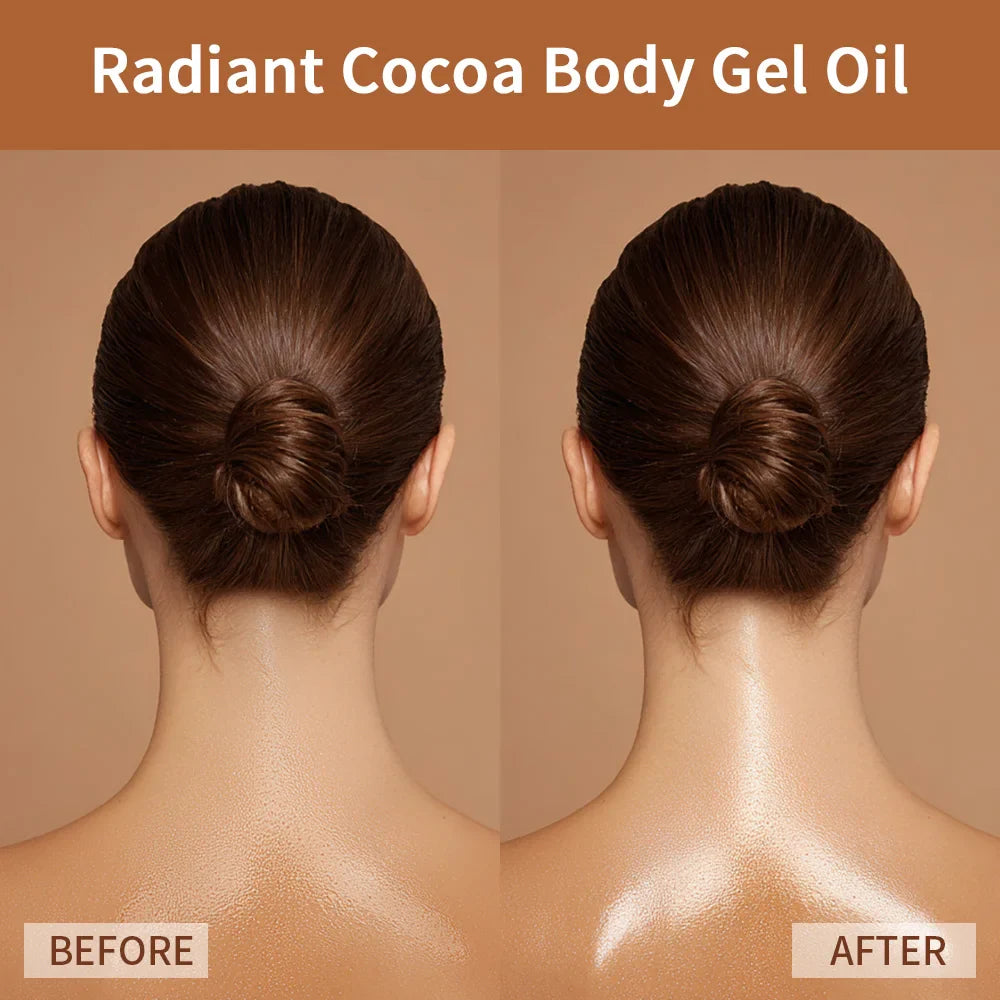 Lakerain Cocoa Body Oil Gel – Moisturizer for Dry Skin | 200ml