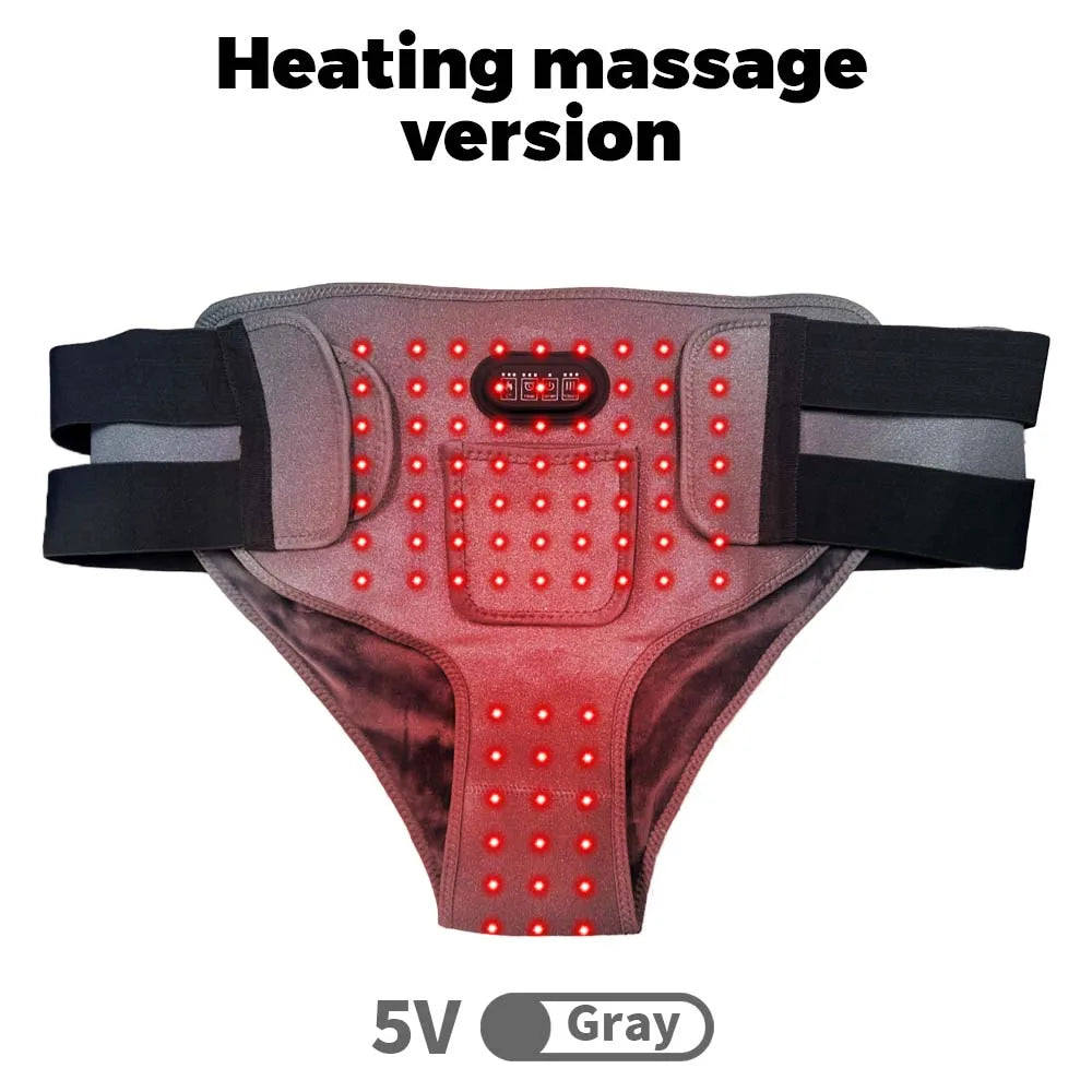 162 LEDs 660nm 850nm Near Infrared Light Therapy Panty Men Women Home Use Wearable Therapy Wrap for Pelvic Floor Care Briefs Peaceful Pleasures Health and Wellness