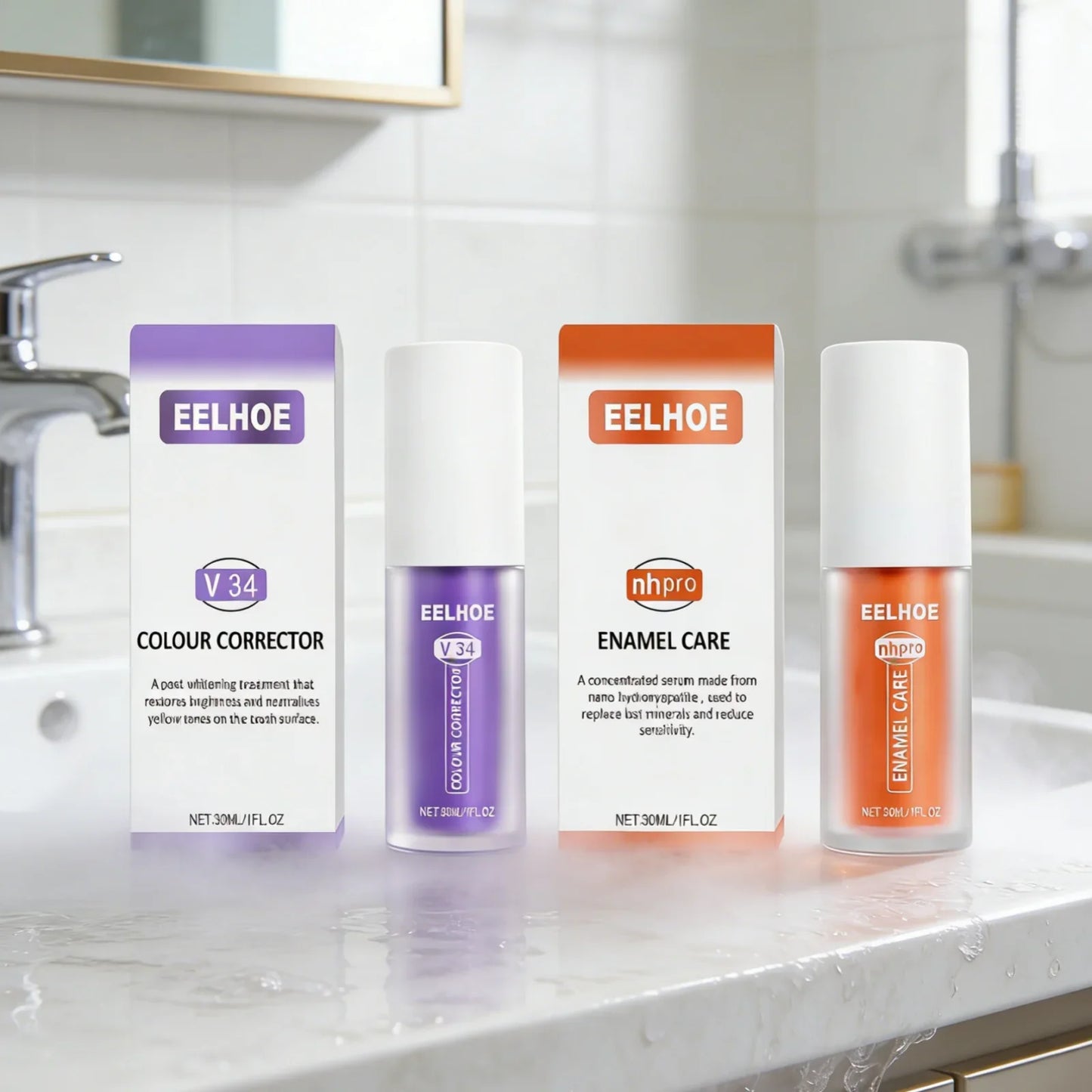 EELHOE Teeth Whitening Serum – Enamel Care & Colour Corrector