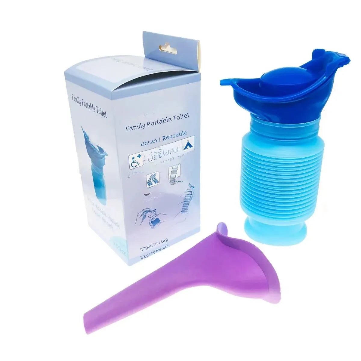 750ml Women Portable Emergency Urinal Travel Outdoor Stand Up Car Interior No Dirty Hands Urinal Car Peaceful Pleasures Health and Wellness