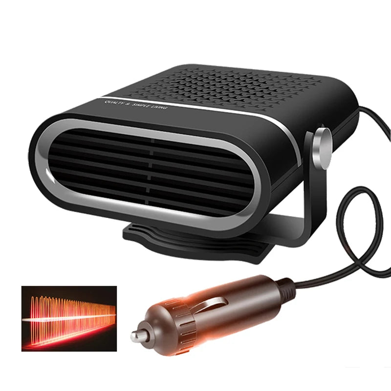 Hotselling Winter Car Heater Ptc Mini Car Heater Fan Windshield Car Heater Portable Fan For Cars Windshield Defroster Demister Peaceful Pleasures Health and Wellness