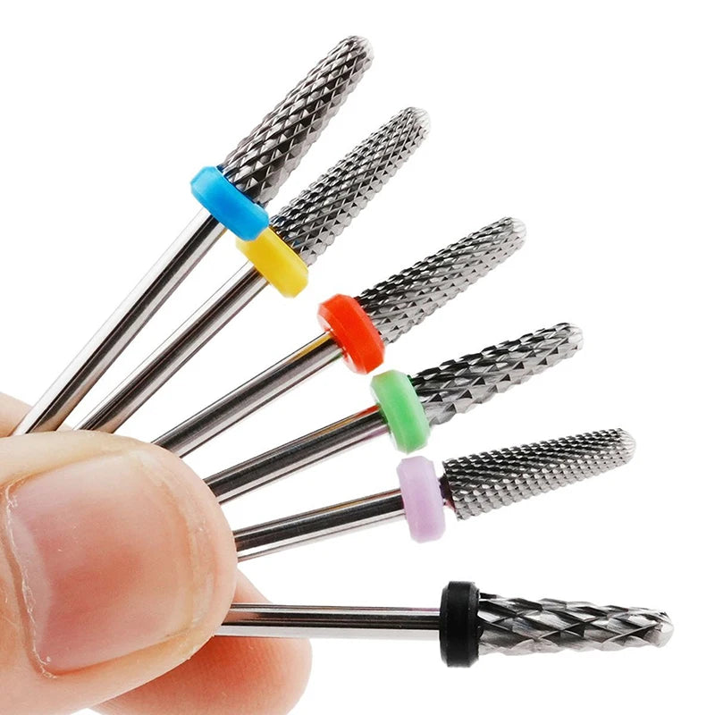 Manicure Tungsten Steel Grinding Head Polishing Removing Manicure Tools Corn Head Dead Skin Grinding Machine Accessories Peaceful Pleasures Health and Wellness