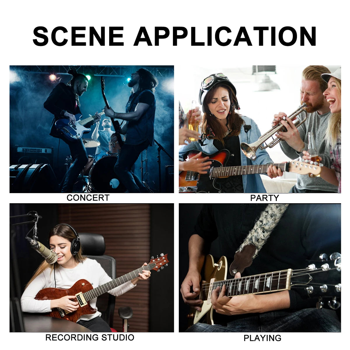 ammoon Guitar Headphone Amp | Distortion, AUX In & Rechargeable