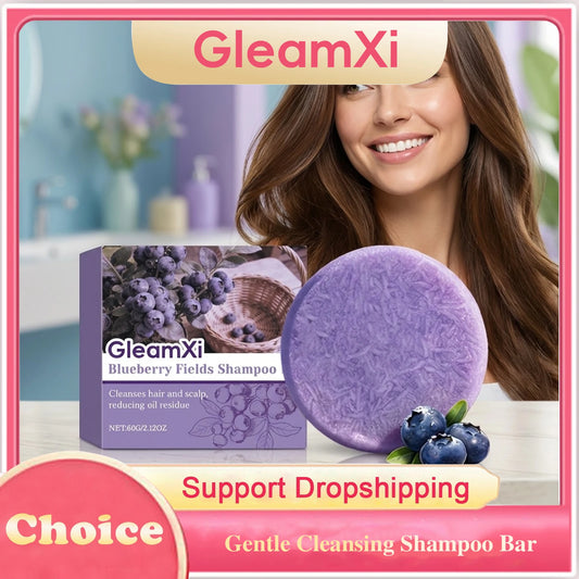 Gentle Cleansing Shampoo Bar Hydrating Strengthen Hair Roots Scalp Treatment Shiny Hair Lasting Fragrance Smoothing Shampoo Soap Peaceful Pleasures Health and Wellness