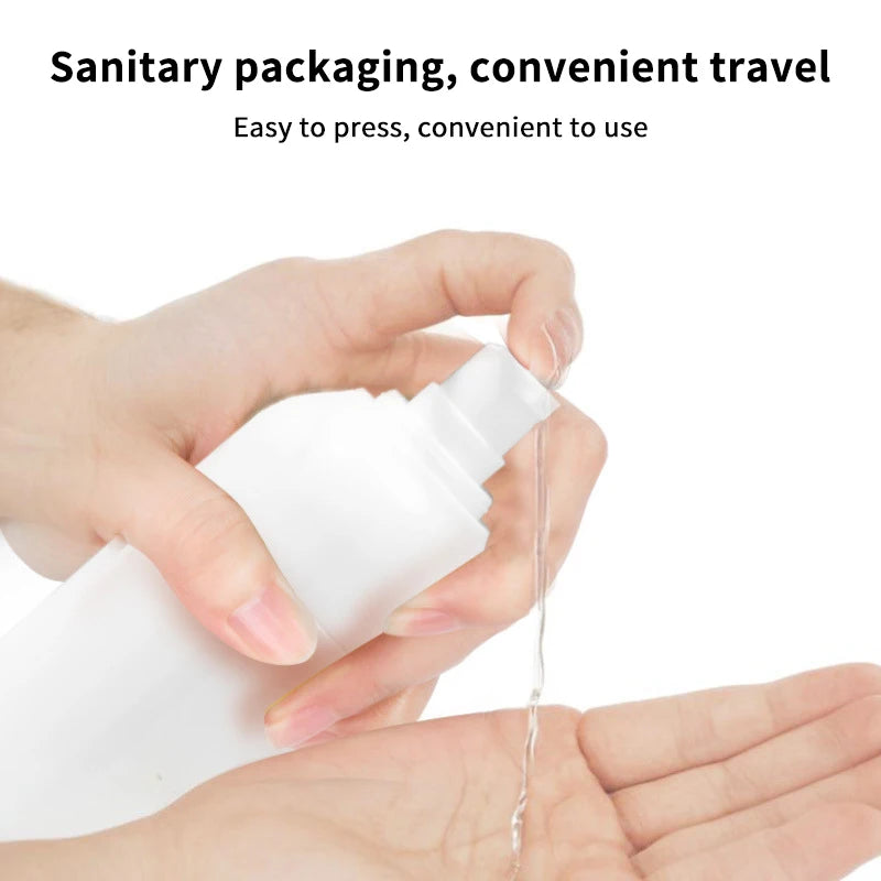 30/50/100ml Plastic Cream Shampoo Pump Bottle Portable Refillable Lotion Bottles Spray Container Essential Oil Travel Tools Peaceful Pleasures Health and Wellness