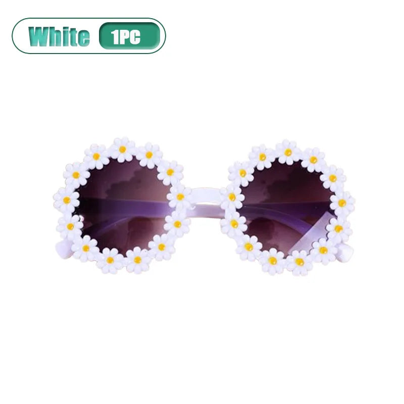 Kids Daisy Flower Sunglasses UV400 Protection | Ages 2–12