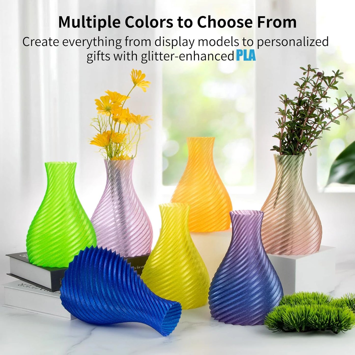 Translucent Crystal PLA Filament 1.75mm | 3D Maliang Spool
