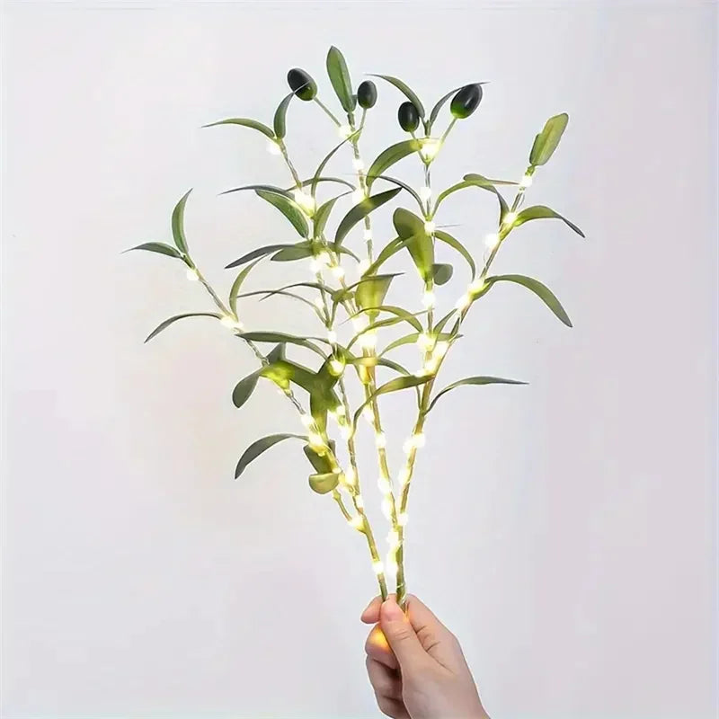 Olive Branch String Lights | Battery Powered Indoor Fairy Light