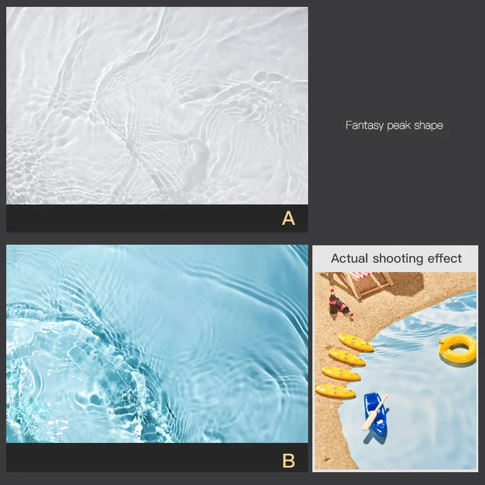 Double-Sided Waterproof Photo Background Board 57×87cm | 3D