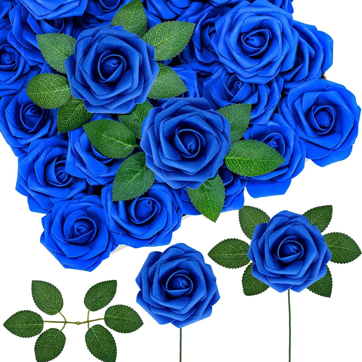 PE Foam Artificial Roses 5/10pcs | Wedding Valentine's Bouquet