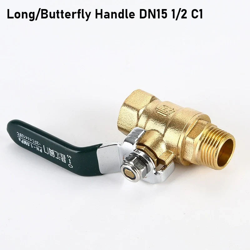 Full Bore Brass Ball Valve | Threaded Copper Water Switch