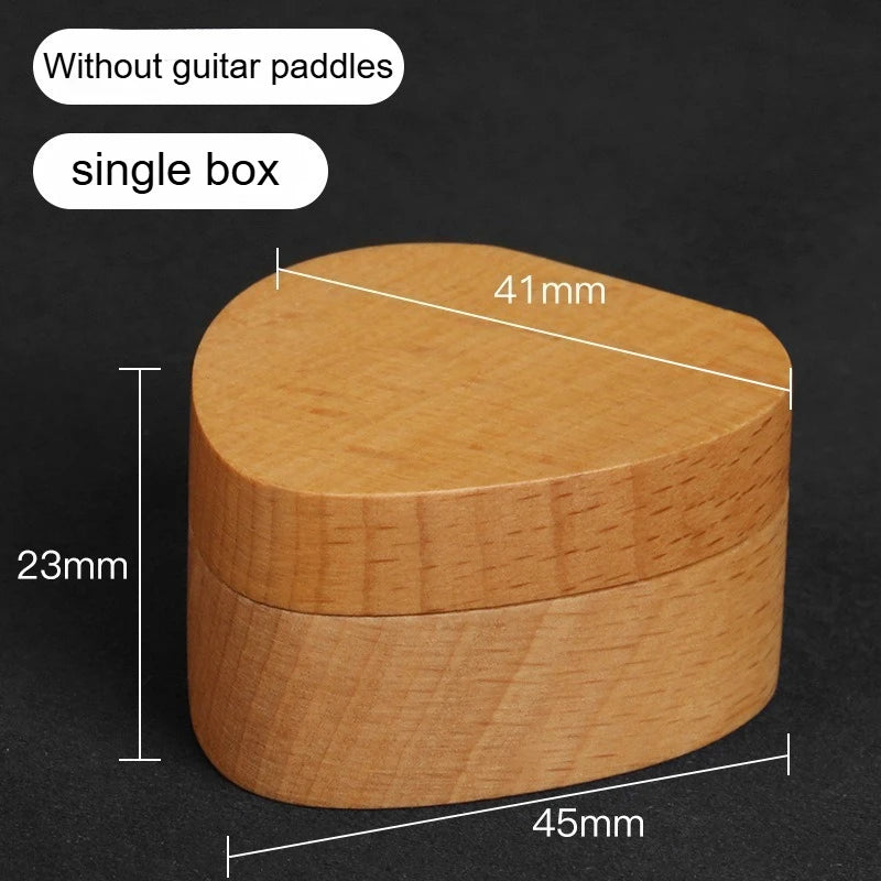 Handmade Guitar Pickbox Solid Wood Guitarbox Pick Storagebox Giftbox
