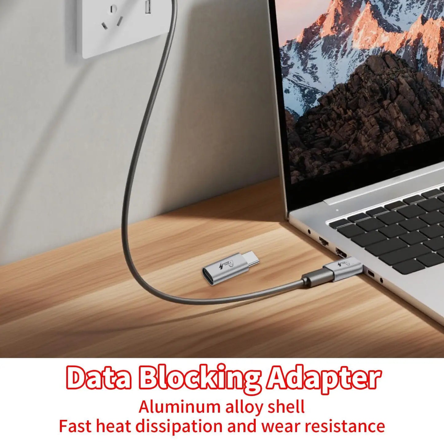 USB Data Blocker – Secure Public Charging Privacy Adapter