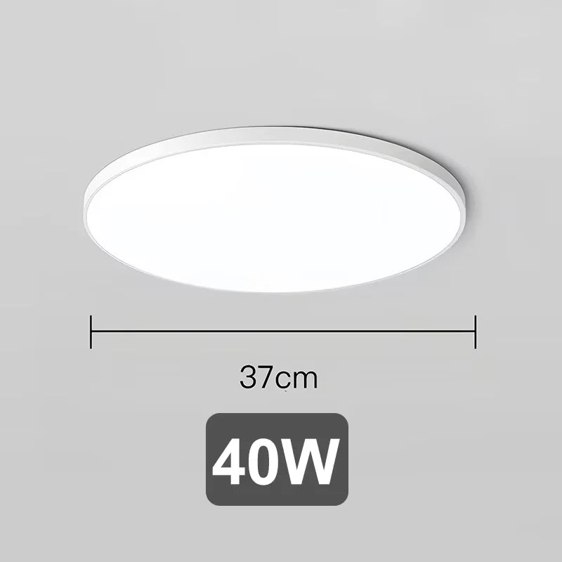 RUNTOIN Modern LED Circle Ceiling Light | Ultrathin Panel 220V