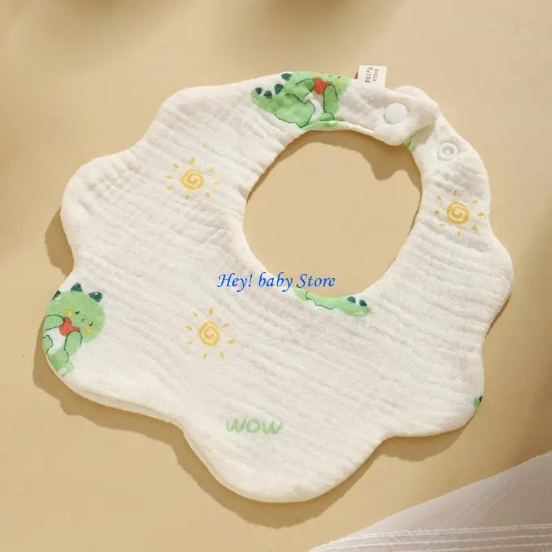 Soft Cotton Baby Bibs – Breathable & Absorbent Infant Drool Bib