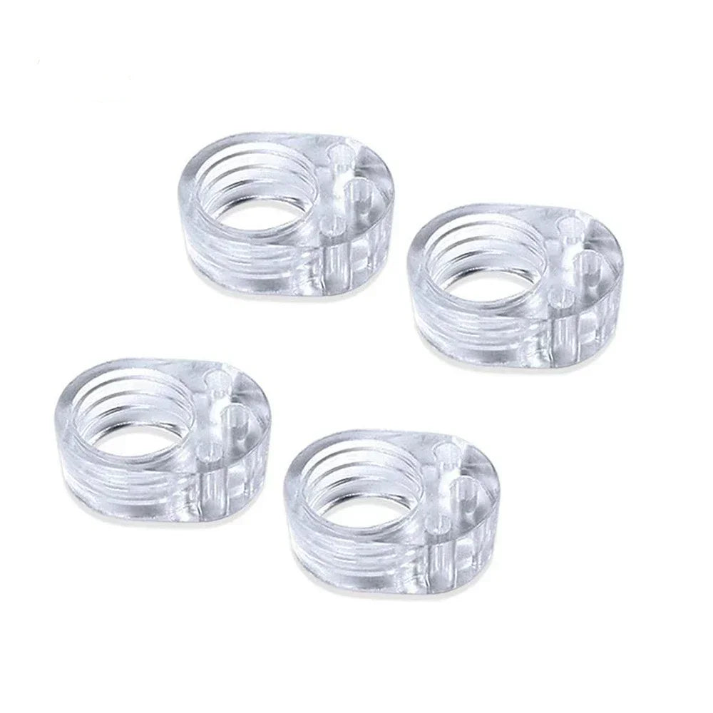 Silicone Door Stop Wall Protector – Clear Buffer 4-Pack