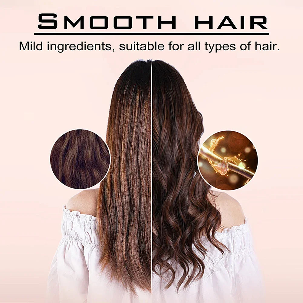 1/2PCS Curl Defining Mousse, Anti-Frizz Bouncy Cream Hair Curling Cream Mousse Hydrate Defined Curl Enhancer hair Styling Creamy Peaceful Pleasures Health and Wellness