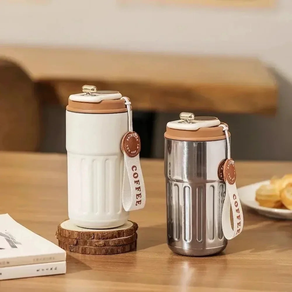 Stainless Steel Insulated Thermos | Smart Temperature Display