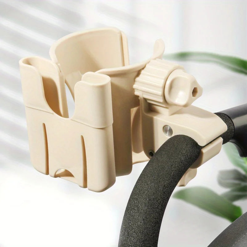 2-in-1 Stroller Cup & Phone Holder | Universal Bottle Cage