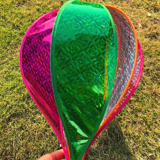 Giant Hot Air Balloon Wind Spinner – Rainbow Color-Changing Garden Wind Spinner Peaceful Pleasures Health and Wellness